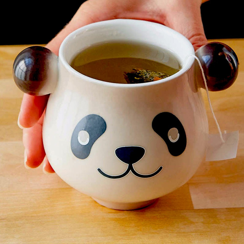 Mug panda thermoréactif