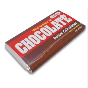 Choculatrice, la calculatrice chocolat.