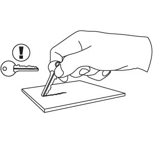 Carte postale en bois à graver.