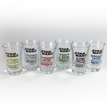 6 shooters Star bars, la saga de l'apéro