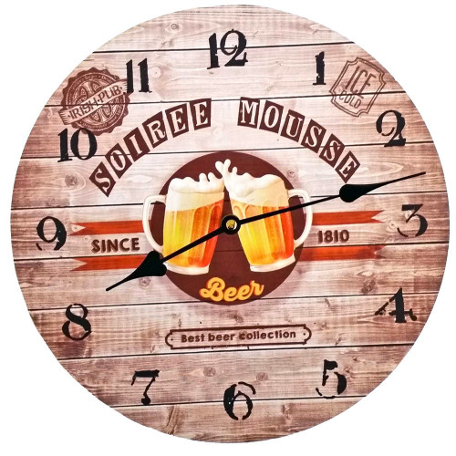 Horloge Soirée Mousse