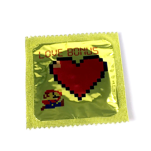 Lot de préservatifs humoristiques Fans de Jeux Vidéos