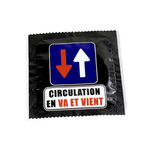 Lot de préservatifs humoristiques Code de la route