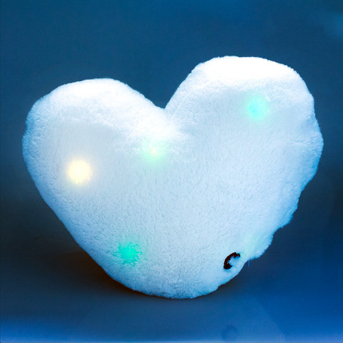 Coussin lumineux Coeur