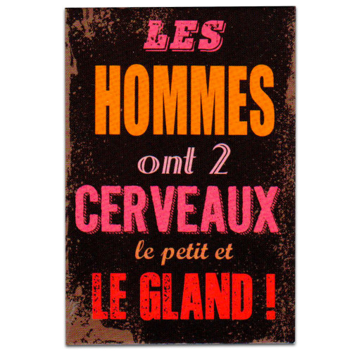 Magnets humour Homme Femme - 6,95 €