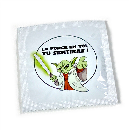 Lot de préservatifs humoristiques Fans de Star Wars