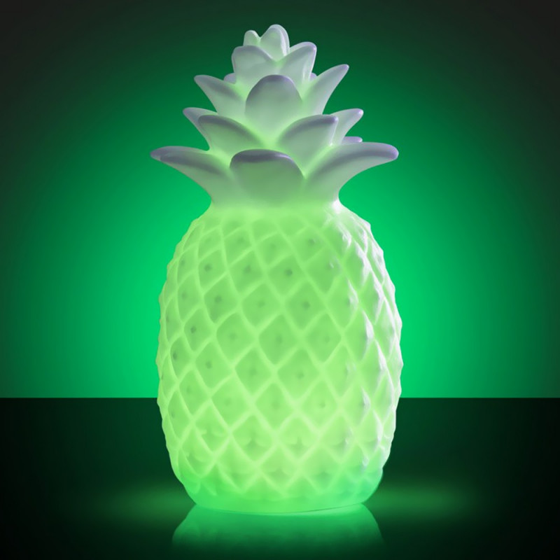 Lampe Ananas LED couleurs changeantes 18,5 cm