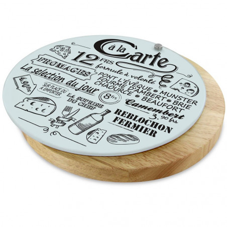 Plateau à fromage couverts intégrés