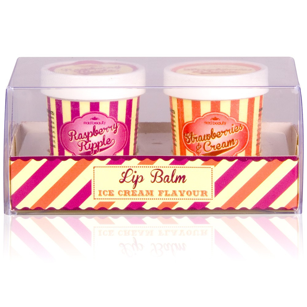 Boîte de 4 baumes à lèvres Crème glacée