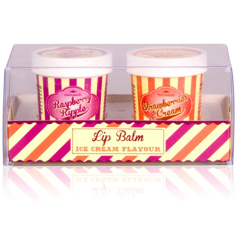 Boîte de 4 baumes à lèvres Crème glacée