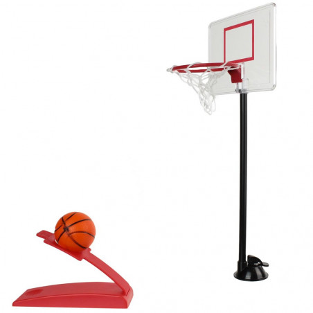 Jeu de basket de bureau inox
