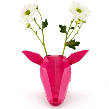Tête de Renne Fuchsia Multifonctions - Décoration Insolite - MyCrazyStuff