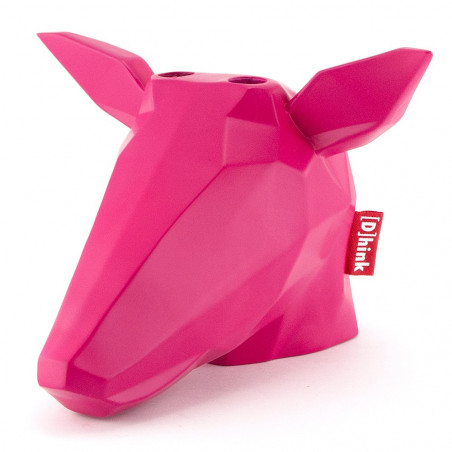 Tête de Renne Fuchsia Multifonctions - Décoration Insolite - MyCrazyStuff
