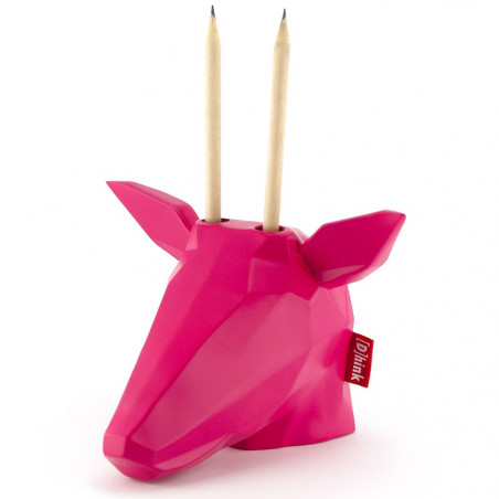 Tête de Renne Fuchsia Multifonctions - Décoration Insolite - MyCrazyStuff