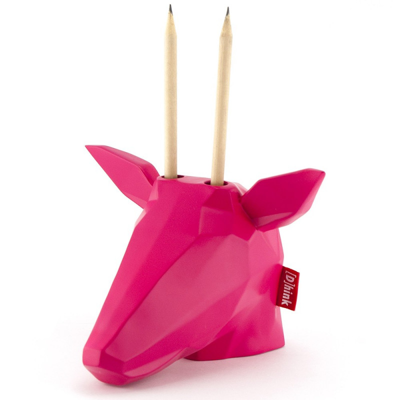 Tête de Renne Fuchsia Multifonctions - Décoration Insolite - MyCrazyStuff