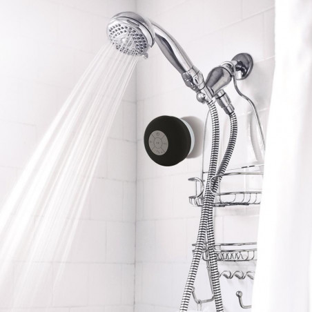 Enceinte de douche bluetooth Noire