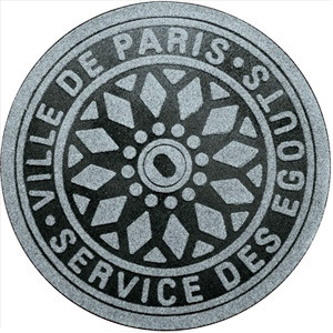 Vente Tapis plaque d'égout ville de Paris, le paillasson insolite.