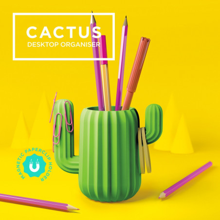 Cactus, Pot à crayon organiseur