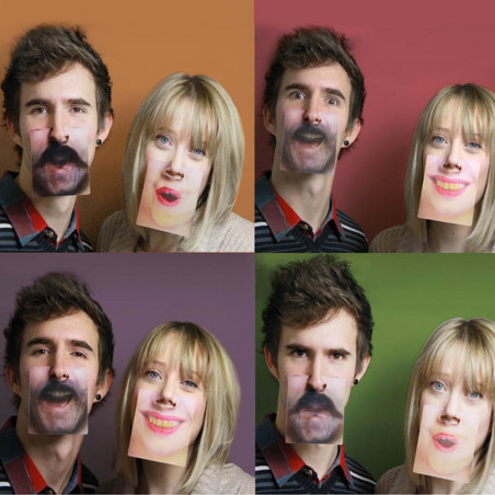 Dessous de verre bouches 3D