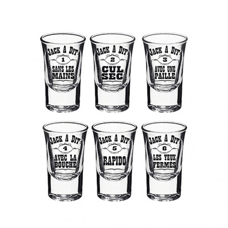 6 shooters Jack a dit... Buvez !