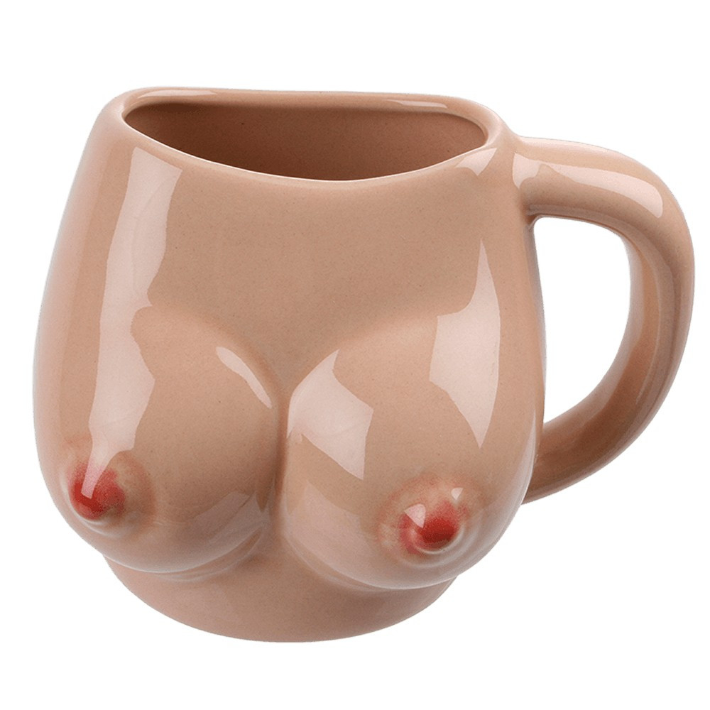 Mug Gougoutte – Mug Humoristique en Forme de Seins - Mycrazystuff
