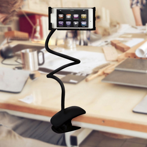 Pince support flexible pour tablette et smartphone