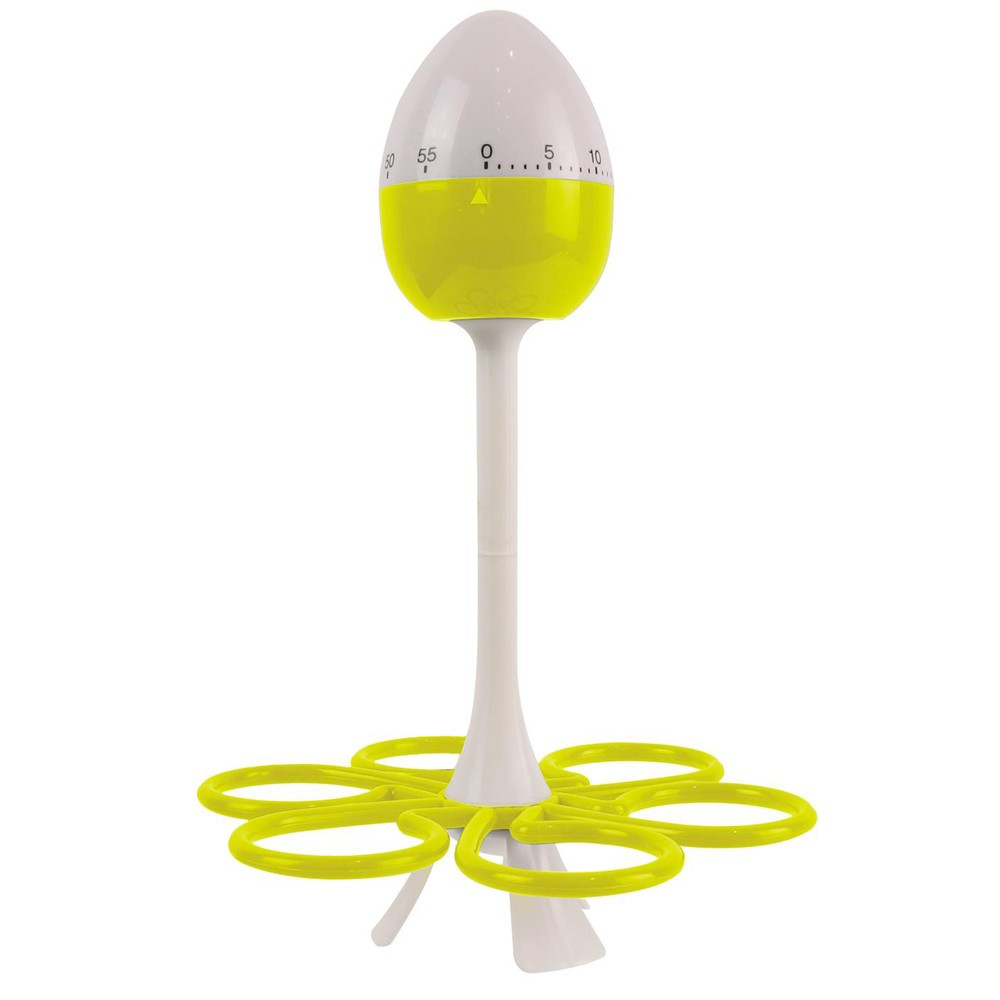 KUIKUI Shaker à œufs doré à la main, pour la cuisine, la maison, le jaune  d'œuf, durable, 15,5 x 7,9 cm, jaune