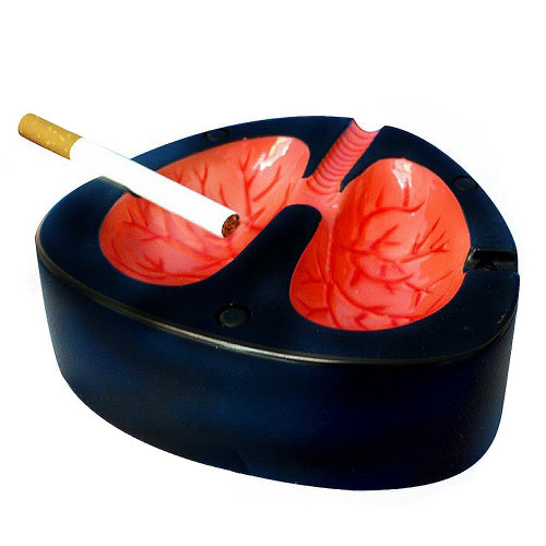 Cendrier Tousseur – Cendrier Humoristique en Forme de Poumons - Mycrazystuff