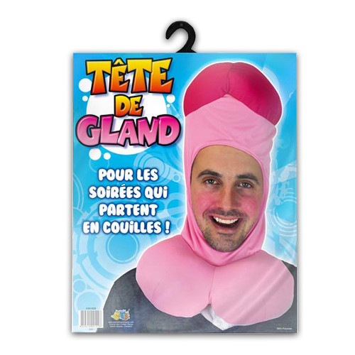 Cagoule Tête de Gland – Cagoule Humoristique Adulte - Mycrazystuff