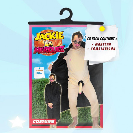 Déguisement Jackie la Merguez l'exhibitionniste