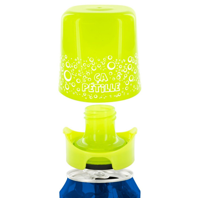 Bouchon canette 2 en 1