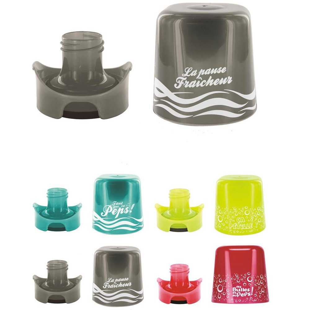 Ouvre-boîtes Avec Couvercle - Lot De 6, Couleurs, Protège Boisson, Canettes Standard