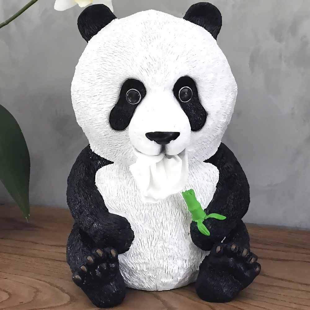 Marchepied en bois Panda