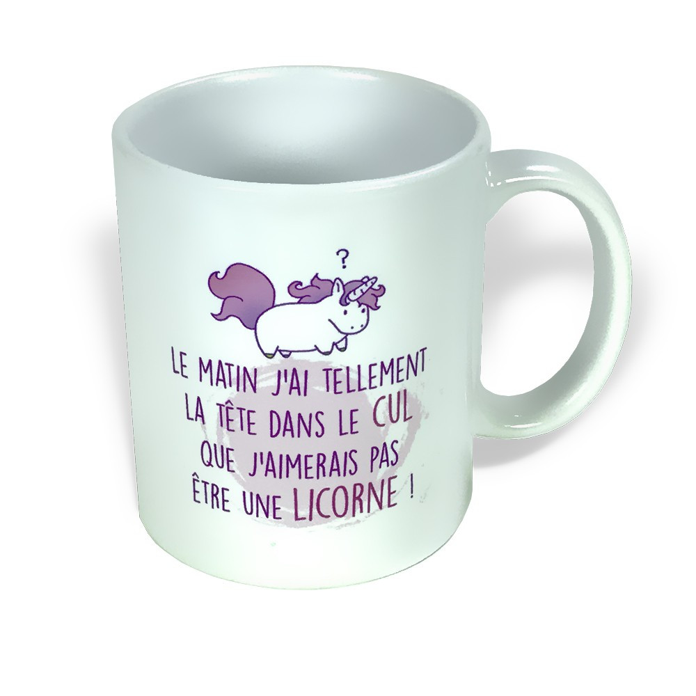 Tasse drôles : Set 2 mugs Humour Licorne - 15,95 €
