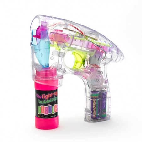 Pistolet à bulles lumineux