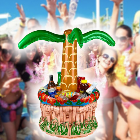 Palmier gonflable rafraîchisseur de boissons