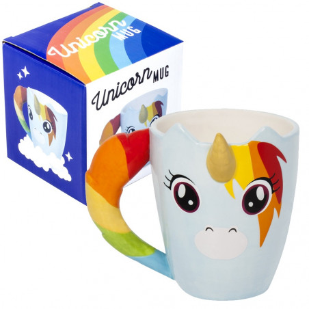 Mug licorne arc-en-ciel