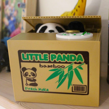 Tirelire Panda voleur