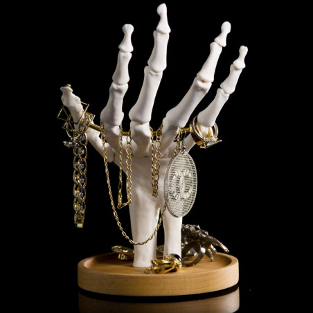 Porte-bijoux Main squelette