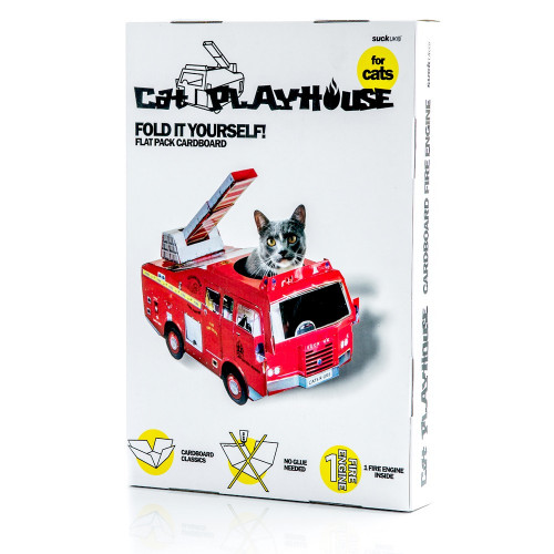 Camion de pompier, Maison de jeu pour chat