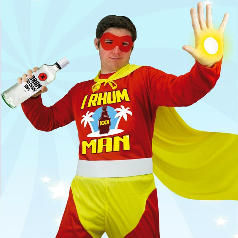 Costume rigolo : Déguisement Homme Super Héros Personnalisable