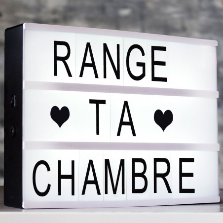 Lightbox A4, Lampe à messages