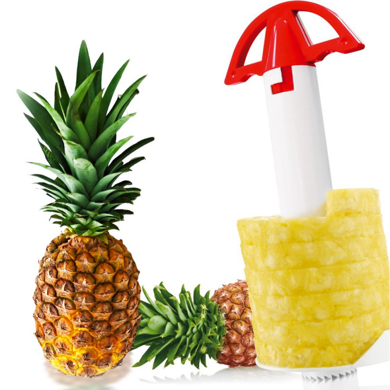 Coupe Ananas Inox - Ustensile Cuisine - Coupe Fruit - Gadgets de Cuisine
