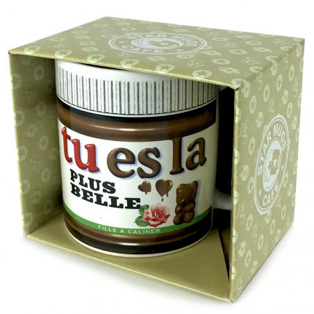 Mug marque détournée tu es la plus belle