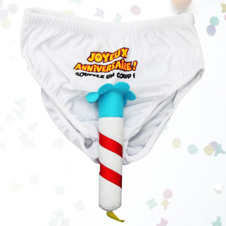 Slip bougie Anniversaire