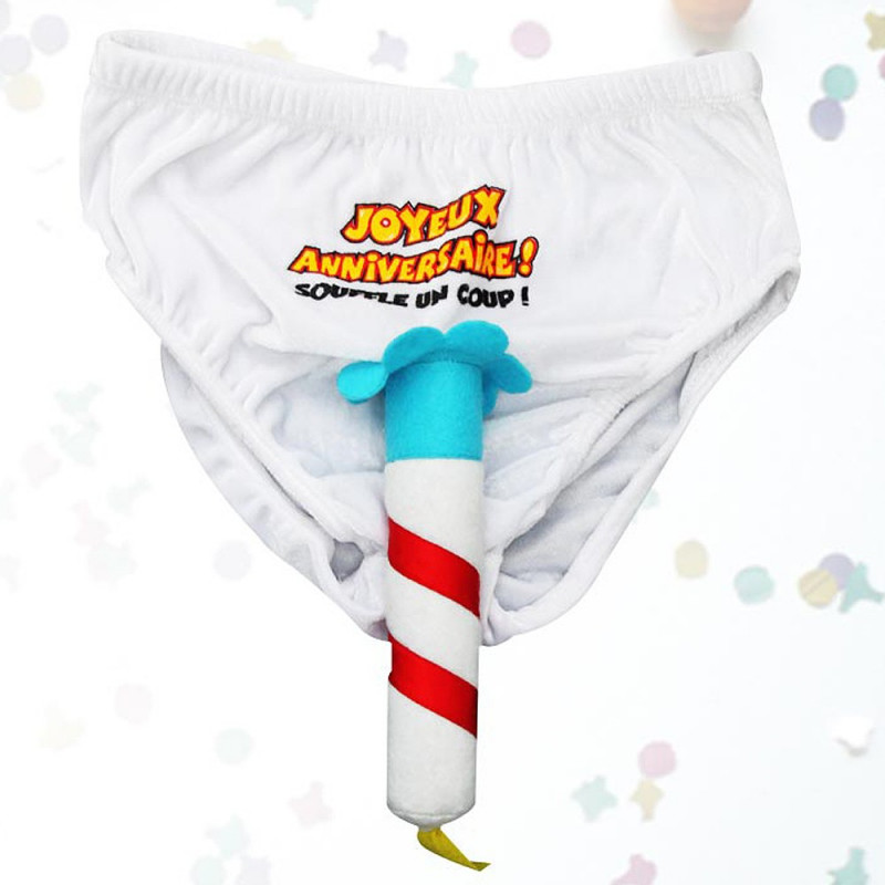 Slip bougie Anniversaire