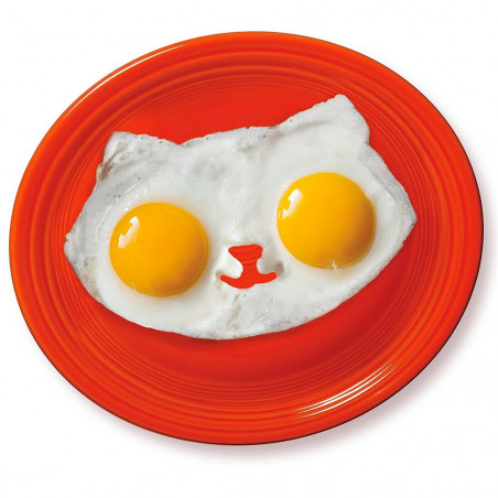 Moule pour oeuf au plat petit chat