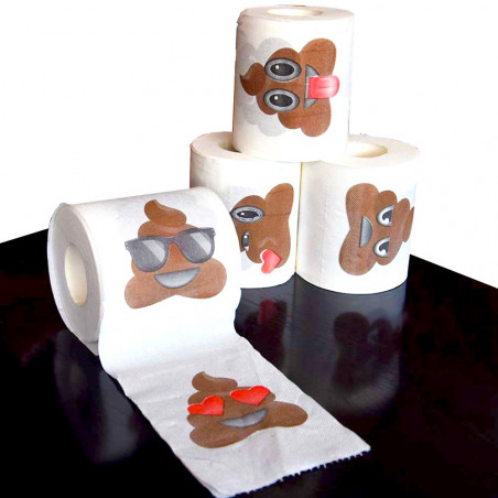 Papier toilette emoji caca