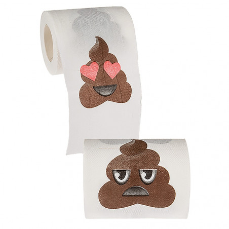 Papier toilette emoji caca