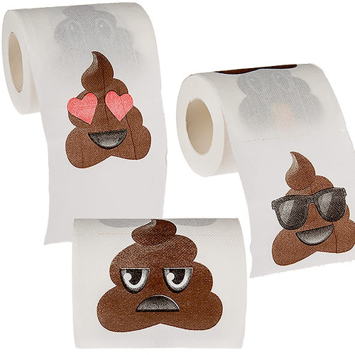 Papier toilette emoji caca
